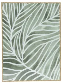 obraz-scienny-na-plotnie-w-zielonych-odcieniach-z-brazowa-rama-mdf-30x40cm