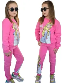 dres-dziewczecy-116-bluza-spodnie-komplet-elsa-frozen-kraina-lodu-rozowy