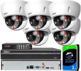 zestaw-monitoringu-dahua-5-kamer-ipc-hdbw2449e-s-il-poe-4mpx-dual-light-ai