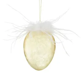 villa-italia-bombka-szklana-jajko-z-piorami-zolte-115-cm