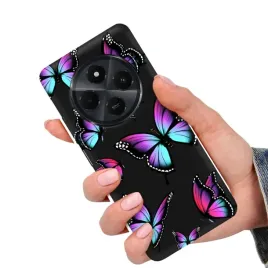 etui-do-xiaomi-redmi-14c-4g-case-mat-matowe-czarne-butterfly-motylki-motyle