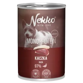 nekko-mono-adult-kaczka-mokra-karma-dla-psa-monoproteinowa-400g
