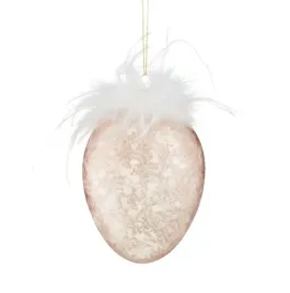 villa-italia-bombka-szklana-jajko-z-piorami-rozowe-115-cm