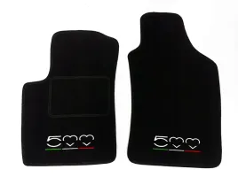 dywaniki-welurowe-fiat-500-2007-przod-haft