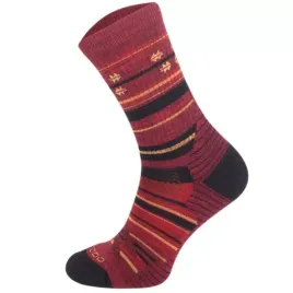 skarpety-outdoorowe-climacomfort-55percent-merino-termoaktywne-bordowe-35-38