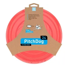 pitchdog-frisbee-24cm-rozowy-latajacy-dysk-zabawka-dla-psa