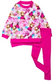 dres-dziewczecy-128-bluza-legginsy-getry-elsa-kraina-lodu-komplet-zestaw