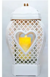 znicz-lampion-glamour-serce-azur-bialy-29-cm