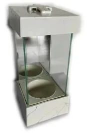 duzy-szklany-znicz-z-lustrem-bialy-srebrna-nic