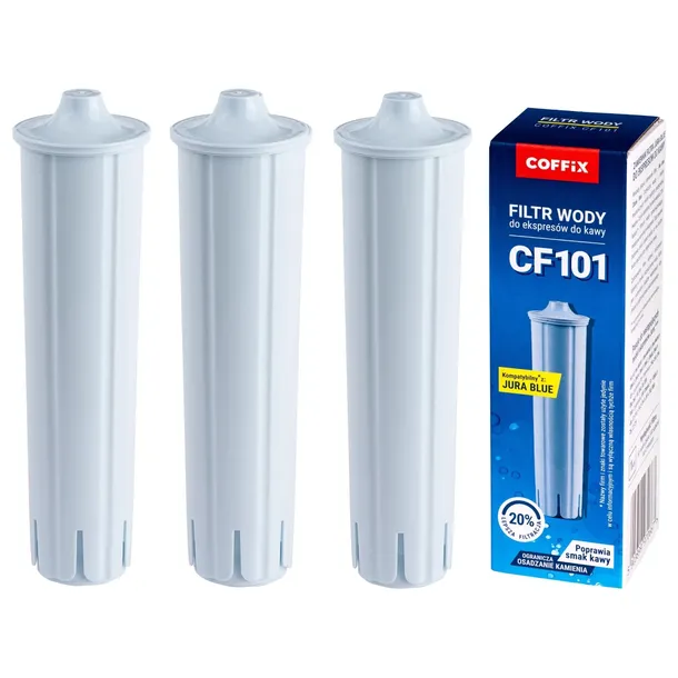 3x FILTR WODY DO EKSPRESU JURA CLARIS Smart+ zamiennik COFFIX CF101