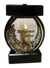 znicz-lampion-kolo-azur-czarny-zlote-roze-dla-meza-kochanemu-mezowi