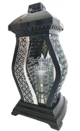 znicz-lampion-glamour-waza-czarna-srebne-dekory-dla-mamy-dzien-mamy