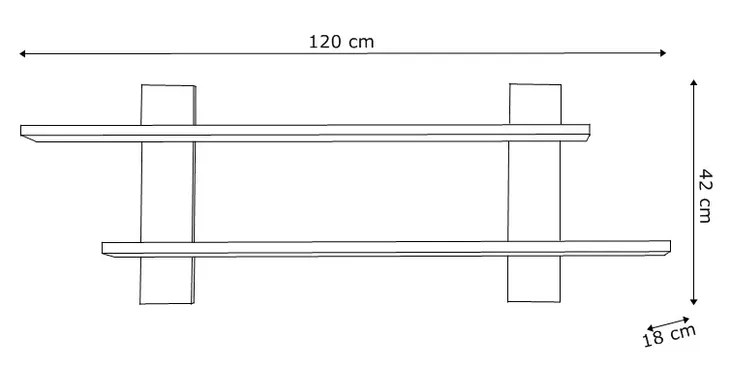 polka-wiszaca-24-milano-biala-material-plyta-laminowana