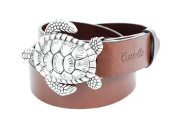 skorzany-brazowy-pasek-z-zolwiem-cartello-c-z440-2-95orobwod-90-95cm