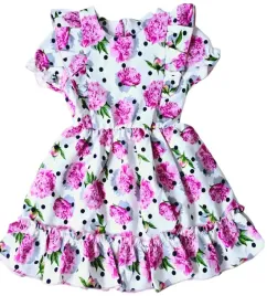 sukienka-80-falbanki-kwiaty-elegancka-wesele-urodziny-roczek-dziewczynki