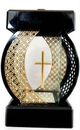 znicz-lampion-na-grob-kolo-azur-czarne-zlote-dekory