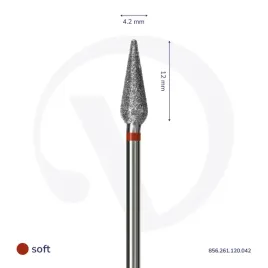 divna-frez-diamentowy-stozek-kropla-czerwona-42-12-mm