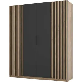 szafa-200cm-kaya-11-dab-evoke-czarny-dab-evoke