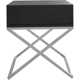stolik-nocny-siena-czarny-chrom