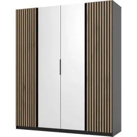 szafa-200cm-z-lustrem-kaya-12-czarny-czarny-dab-evoke