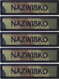 imiennik-wojskowy-nazwisko-na-mundur-name-patch-rzep-x-5-sztuki