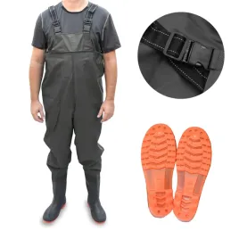 wodery-spodniobuty-wedkarskie-spodnie-wzmocnione-gumowce-czarne-rozm-42
