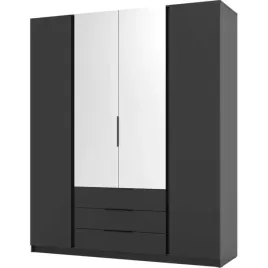 szafa-200cm-z-lustrem-i-szufladami-kaya-03-czarna