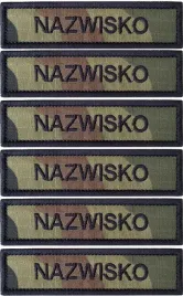 nazwisko-name-patch-imiennik-na-mundur-wz2010-us22-x-6-sztuk