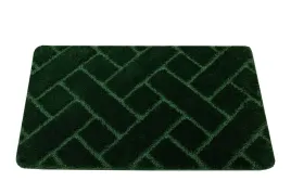 dywanik-do-lazienki-podgumowany-butelkowa-zielen-cegielka-lotus-60x100-cm