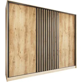szafa-przesuwna-z-szufladami-ceti-c-270-sonoma-dab-wotan-czarny