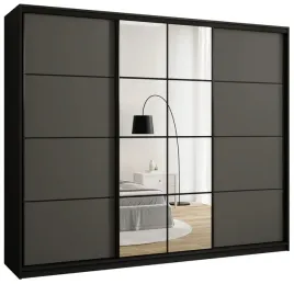 szafa-przesuwna-z-lustrem-250-cm-edge-z-polkami-do-sypialni-grafit