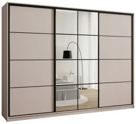 szafa-przesuwna-z-lustrem-280-cm-edge-z-polkami-do-sypialni-bezowa
