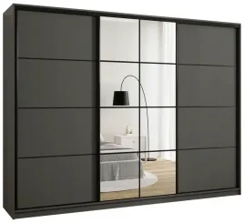 szafa-przesuwna-z-lustrem-280-cm-edge-z-polkami-do-sypialni-grafitowa