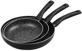 patelnie-zestaw-aluminium-czarny-marmurek-nieprzywieralne-o20-24-28cm