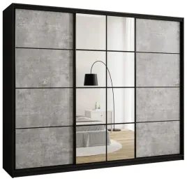 szafa-przesuwna-z-lustrem-250-cm-edge-z-polkami-do-sypialni-beton