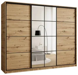 szafa-przesuwna-z-lustrem-250-cm-edge-z-polkami-do-sypialni-dab-artisan