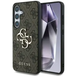 etui-guess-big-4g-logo-classic-logo-do-samsung-galaxy-s25-plus-brazowy