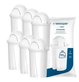 6x-wklad-filtrujacy-do-dzbanka-wessper-aquaclassic-standard