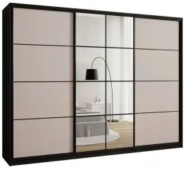 szafa-przesuwna-z-lustrem-280-cm-edge-z-polkami-do-sypialni-bezowa