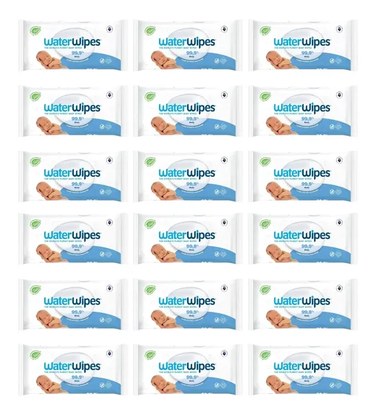 Chusteczki Nawilżane Waterwipes Aqua dla Dzieci Mokre Woda 1080 szt Bio
