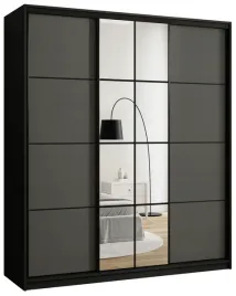 szafa-przesuwna-z-lustrem-180-cm-edge-do-sypialni-z-polkami-grafit