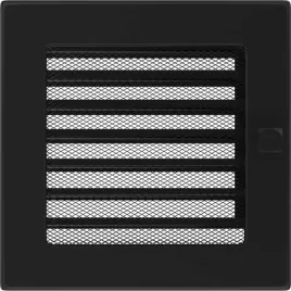 kratka-kominkowa-kominka-wentylacyjna-17x17-zaluzja-czarna-metalowa-siatka