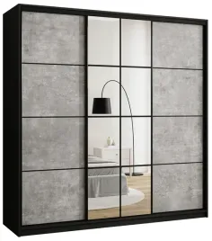 szafa-przesuwna-z-lustrem-200-cm-edge-z-polkami-do-sypialni-beton