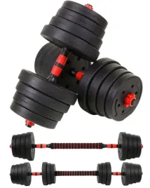 hantle-regulowane-mega-zestaw-3w1-bitumiczne-z-funkcja-sztangi-2x-15-kg
