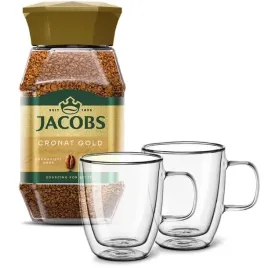 kawa-rozpuszczalna-jacobs-cronat-gold-200-g-szklanki-termiczne-2x-250-ml