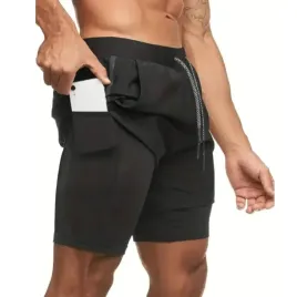 krotkie-spodenki-meskie-2w1-z-getrami-sportowe-biegania-silownie-czarne-l