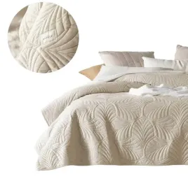 narzuta-na-lozko-200x220-pikowana-feel-kremowa-welurowa-kapa-welwet-koc