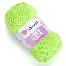 yarnart-flowers-unicolor-760-pistacjowy-z-bawelna