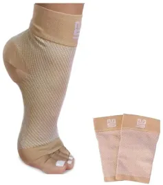 skarpety-za-kostke-modetro-sports-w-kolorze-bezowym
