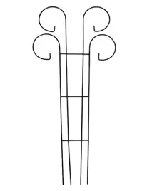 podpora-ogrodowa-do-roslin-pnacych-z-ozdobnym-lukiem-44x90cm-ciemnozielona